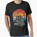 Eat Sleep Pottery Lover Funny Pottery by sterabamineh
