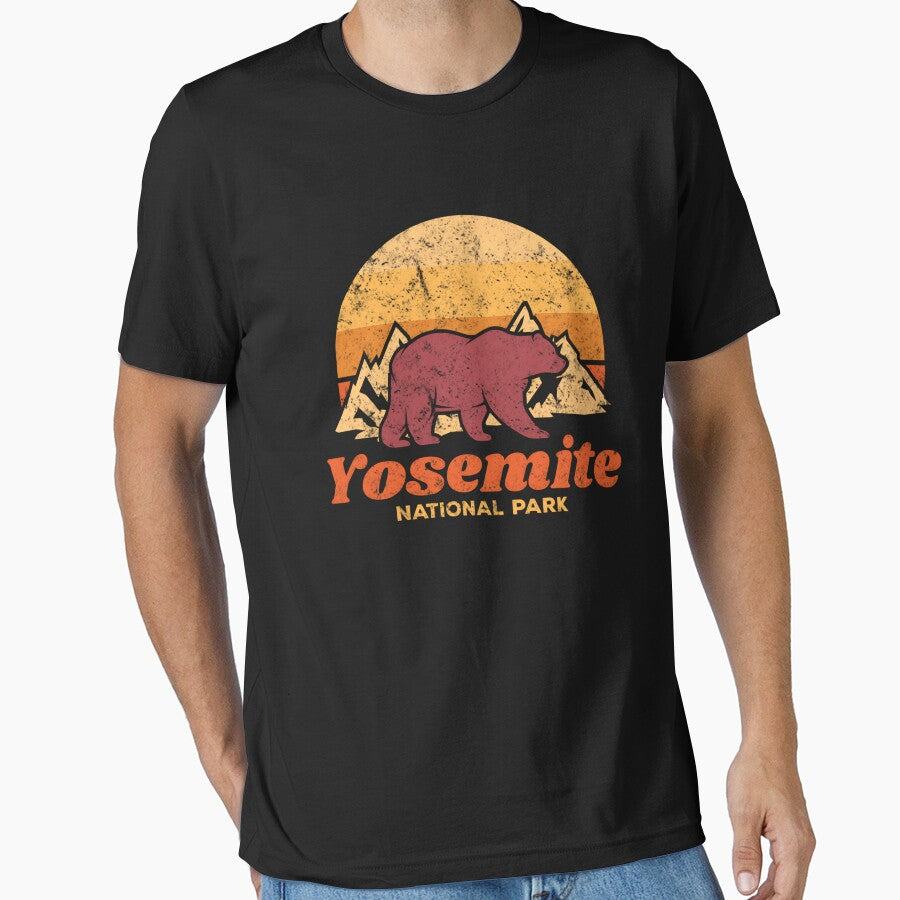 Vintage Bear Yosemite National Park by Ilyayao