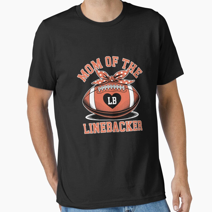 Mom of The Linebacker Funny Football Mother Family by FndPardaL