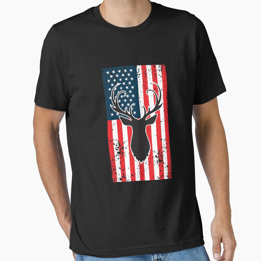 American Flag Deer Hunting, American Deer Hunter, Deer Outfit by Designs4Less