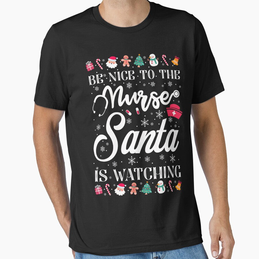 Nurse Vintage Nice Be Watching Classic Santa The Christmas To Nurse Retro is by FrankyTepper