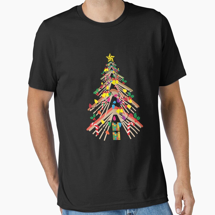 Book Christmas Tree Bookworm Book Love To Read Reading Gear by DynamicDesign