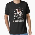 Dog coffee on valentine's day. Coffee is my valentine. by luxeado