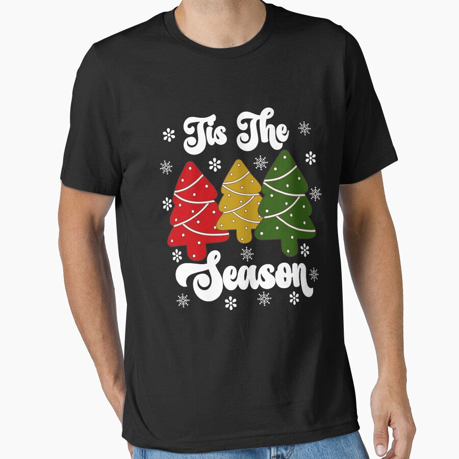 Tis' The Season Christmas Tree Cakes Debbie Xmas T-Shirt by KGN  CREATIVITY