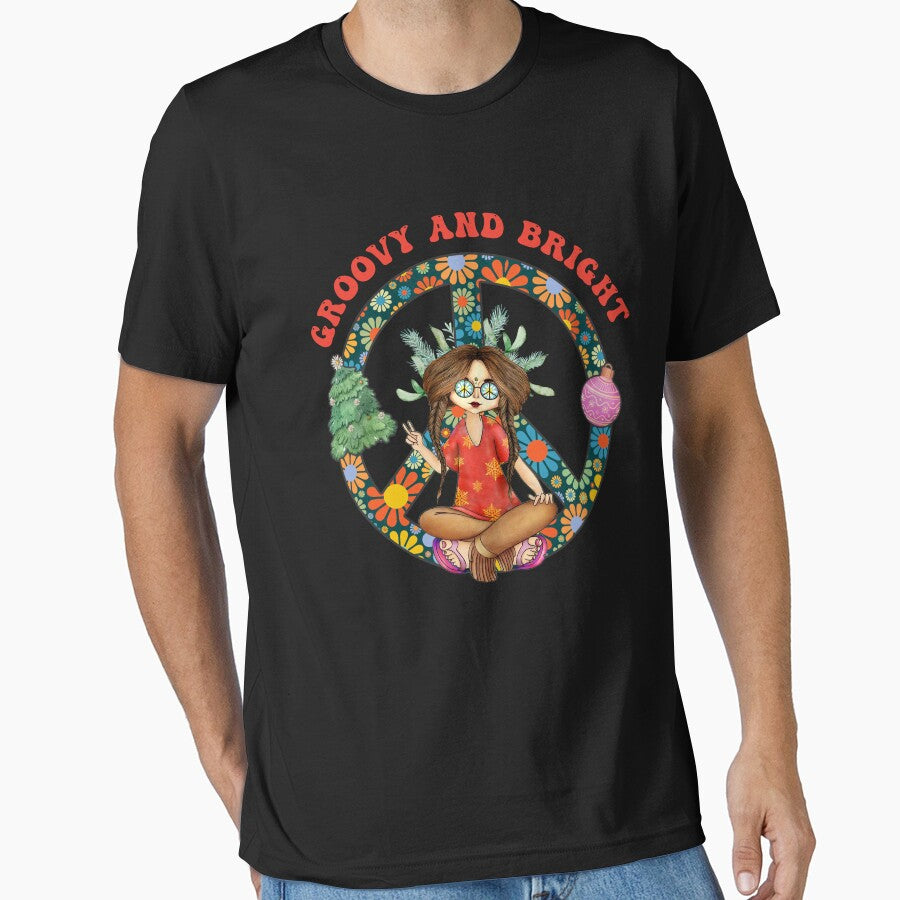groovy and bright christmas hippie by hieuvustore