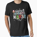 Funny Santa's Favorite Nurse by RessieSmitham