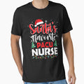 Santa's Favorite Pacu Nurse Christmas Light Santa Hat by AaronWeedo