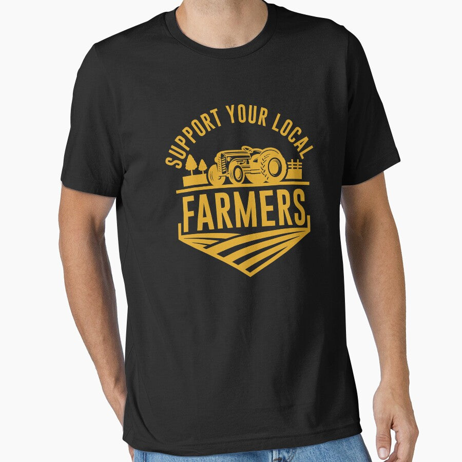 Farm Local Food Patriotic Farming Gift Idea Farmer by GardNewerd