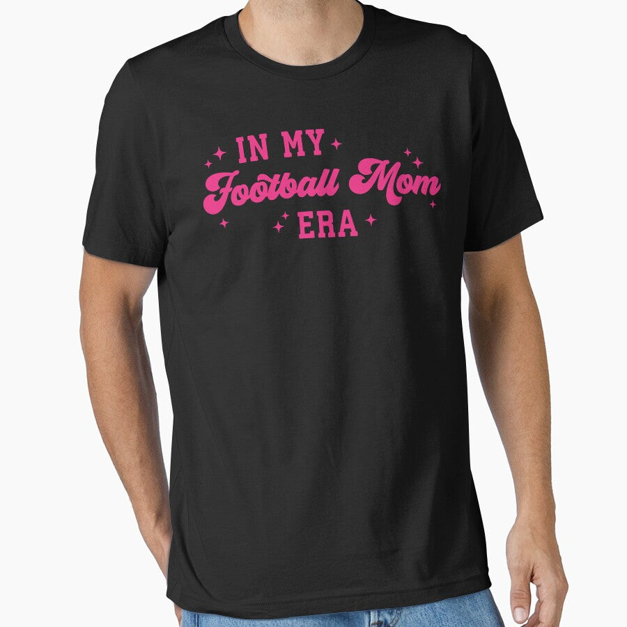 In My Football Mom Era Football Mama Sport Mom Gifts by KatherineCarine