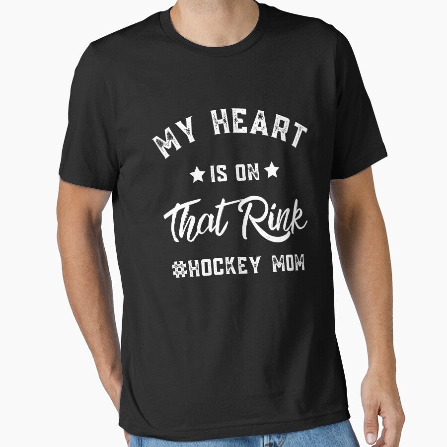 my heart is on that rink hockey mom by ReichBourne