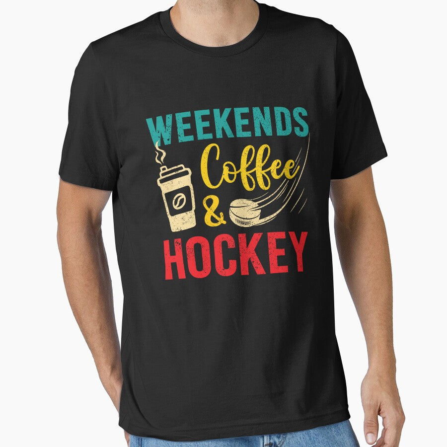Weekends Coffee and Hockey for Hockey Lover by UniPrint4All