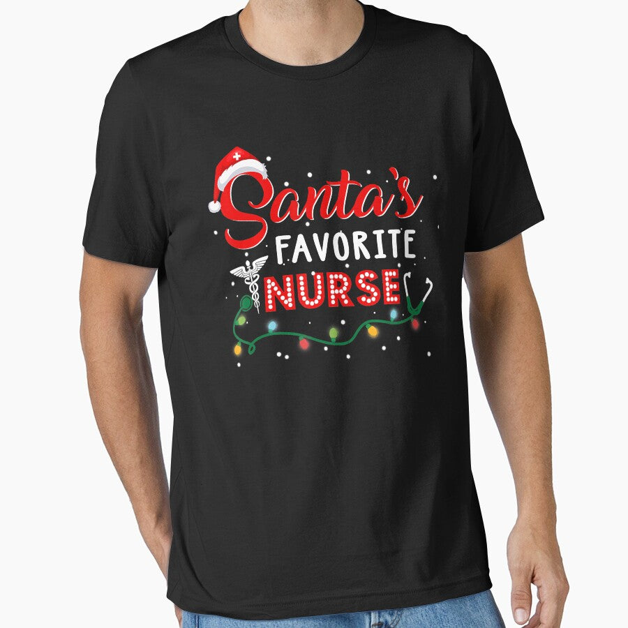 Santa's Favorite Nurse Nurse Christmas Nursing by JonathanJeffrey
