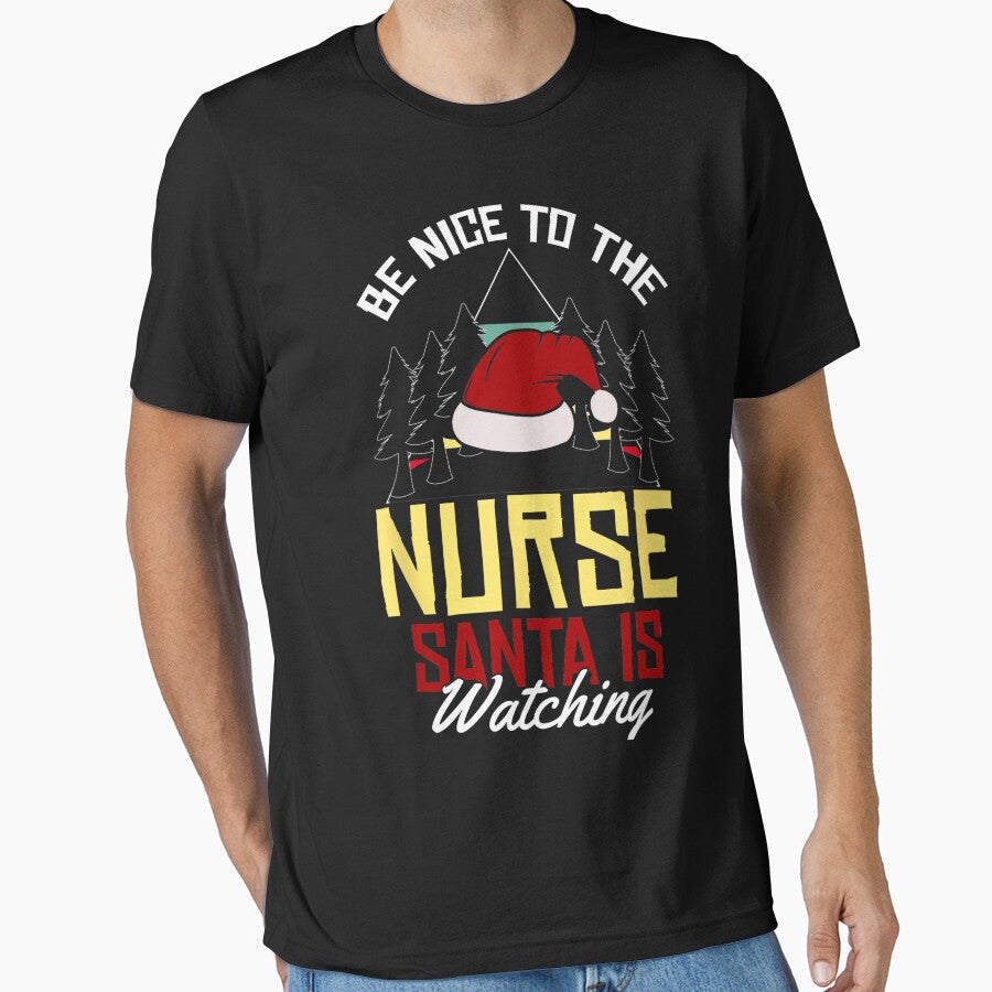 Classic Nice is Watching Vintage Christmas Be To Retro Santa The Nurse Nurse by FrankyTepper