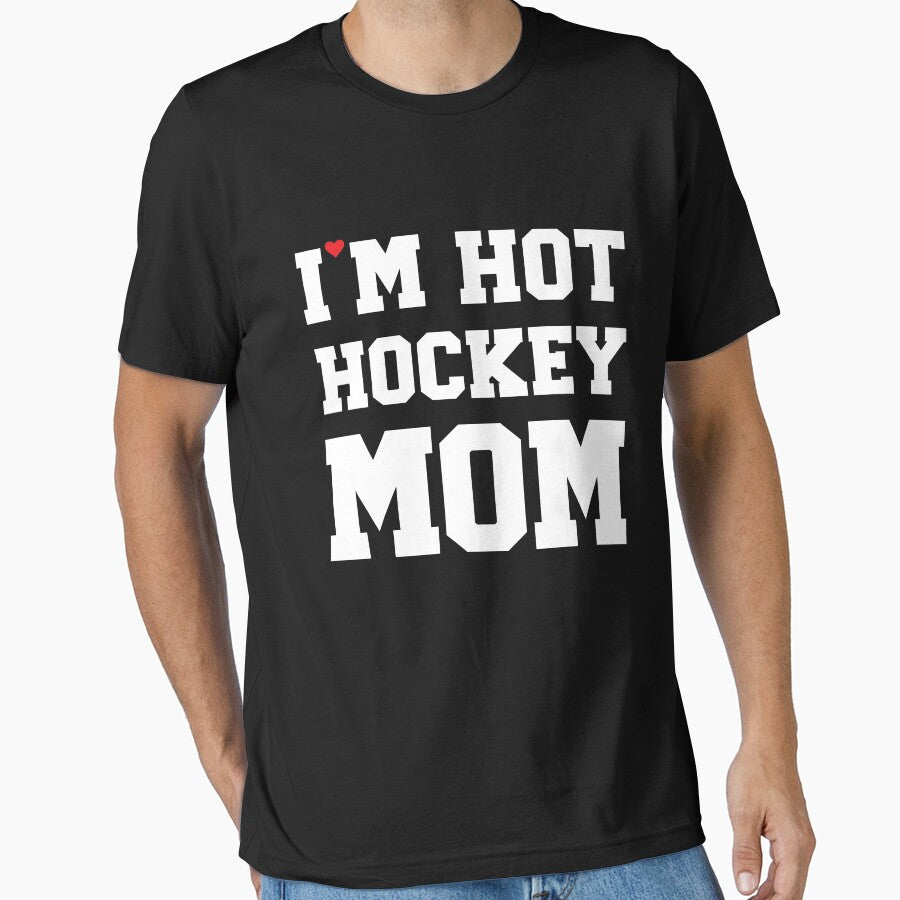 I'm Hot Hockey Mom - Hockey Couple Matching by Studio624
