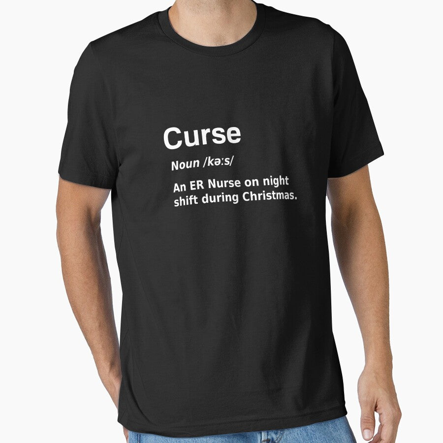 Christmas Nurse Curse Definition Funny by fantasticpud