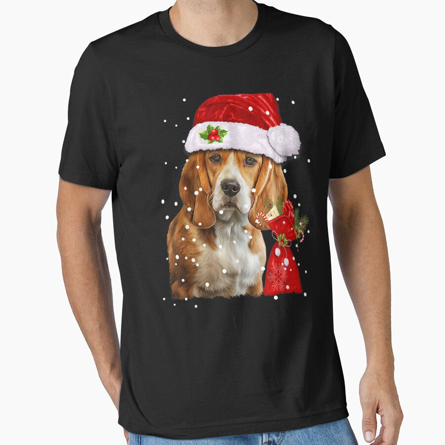 Beagle Dog Christmas T Shirt Christmas Dog by MagicJohnson22