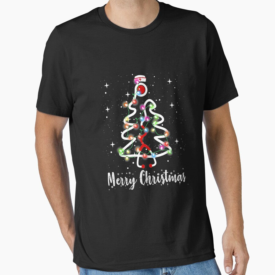 Christmas Nurse Stethoscope Christmas Tree by benitostevens