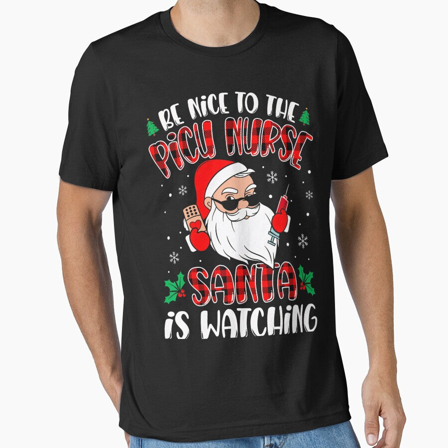 Christmas Vintage To Santa is Nice Classic Watching Nurse Be Retro The Nurse by FrankyTepper
