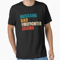 Husband Dad Firefighter Legend by qarinefesia