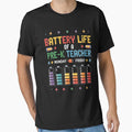 Battery Life Of A Pre-K Teacher Back To School Teacher by NicolaMail