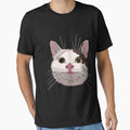 Meme smiling cat face by MariaPencilArt