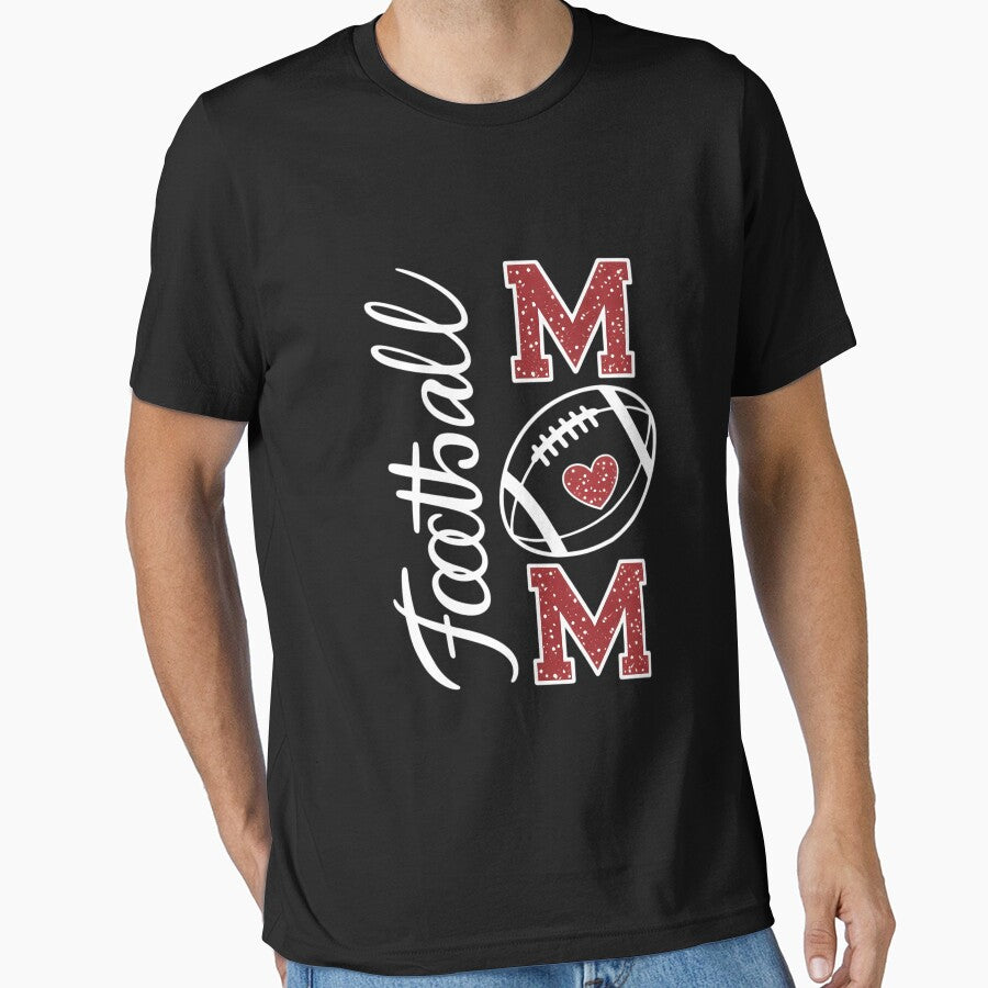 Football Mama Go Cheer Football Mom Game Day Mother's Day by AsteriskDatBArt