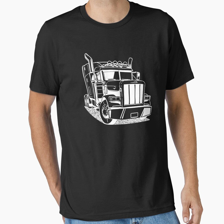 Diesel Big Rig 18 Wheeler Semi Trailer Truck Driver Trucker by GardNewerd