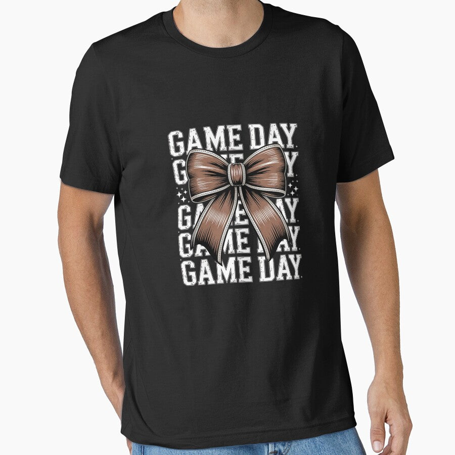Game Day Football Bow Bolt Team Sport by velltoons