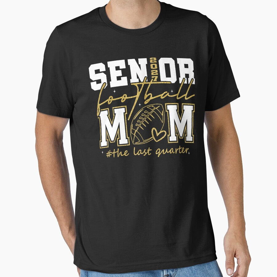 Senior Football Mom The Last Quarter Proud Mom Game Day by ostenlee