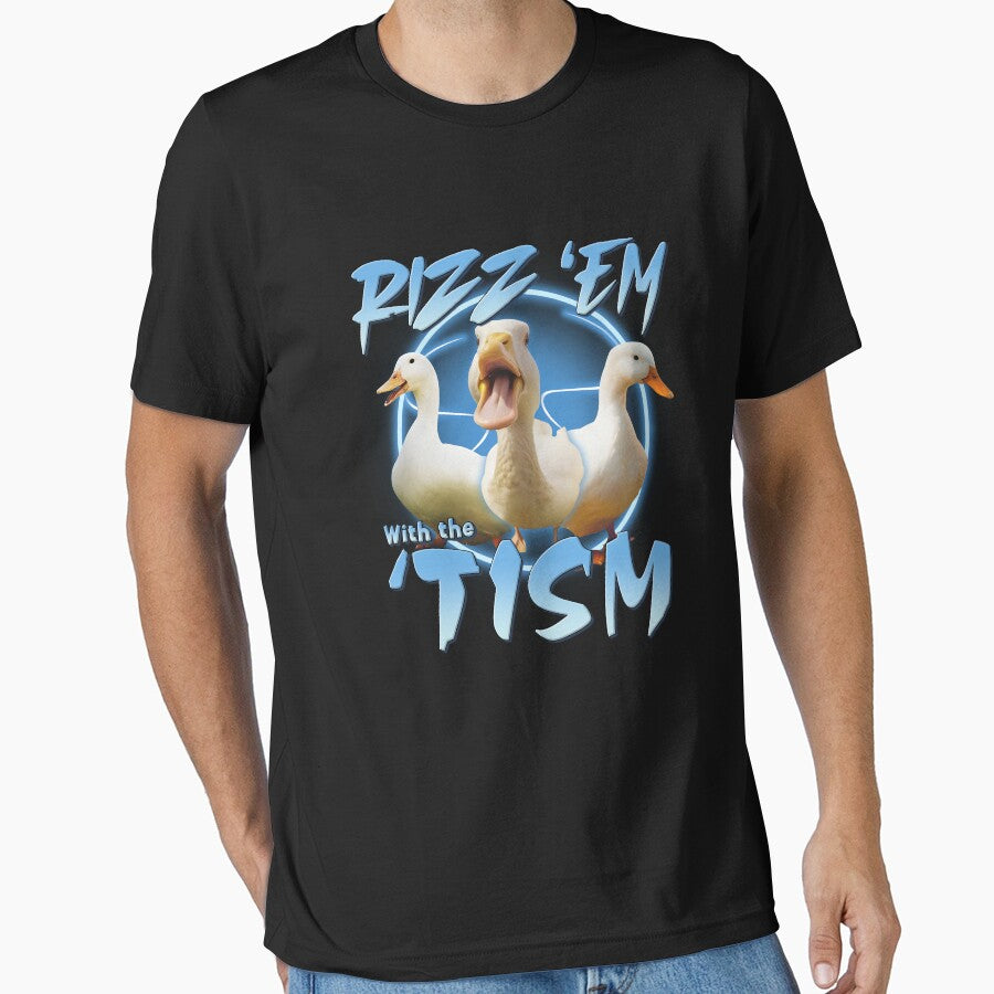 Duck Rizz Em With The Tism Funny Animal Lover by LeoVargasVelha