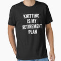 Knitting Is My Retirement Plan Vintage by WhistleCloset