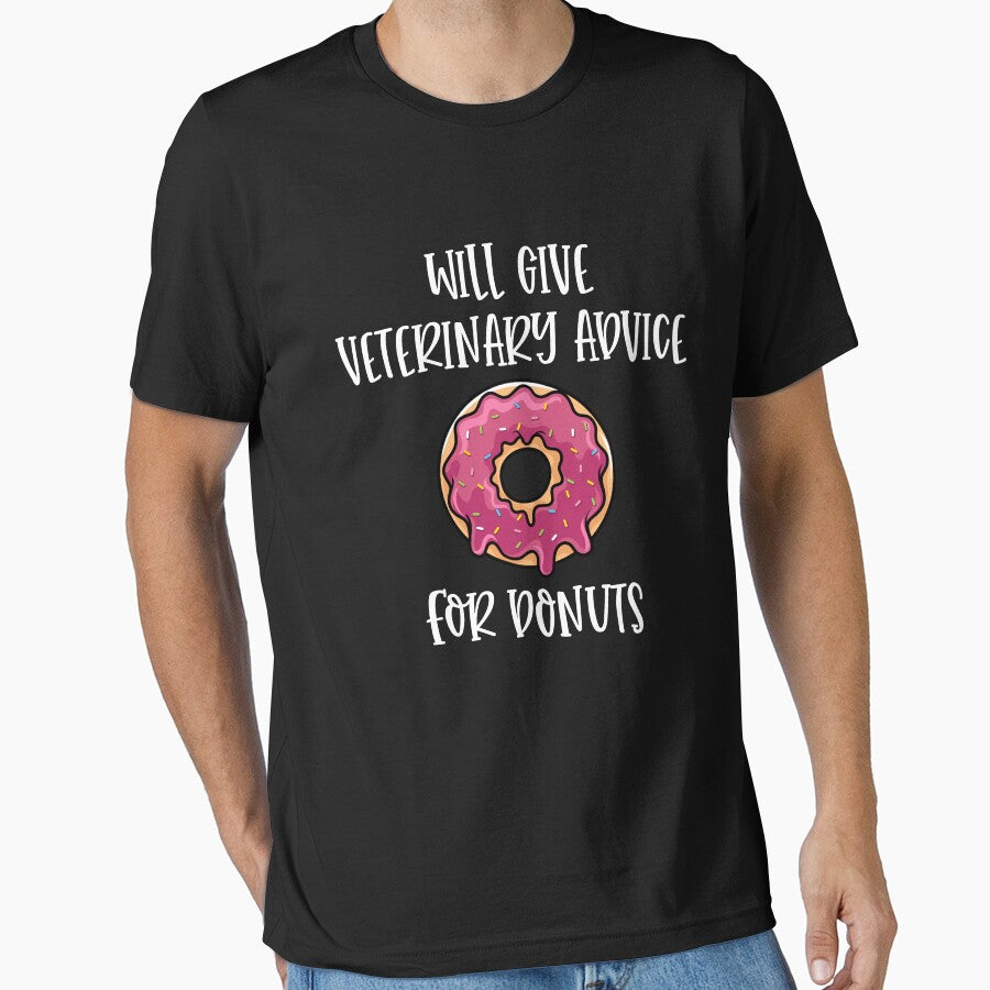 Will Give Veterinary Advice for Donuts Funny Veterinarian Student Graduation Vet Tech Gifts by WYGSTORE