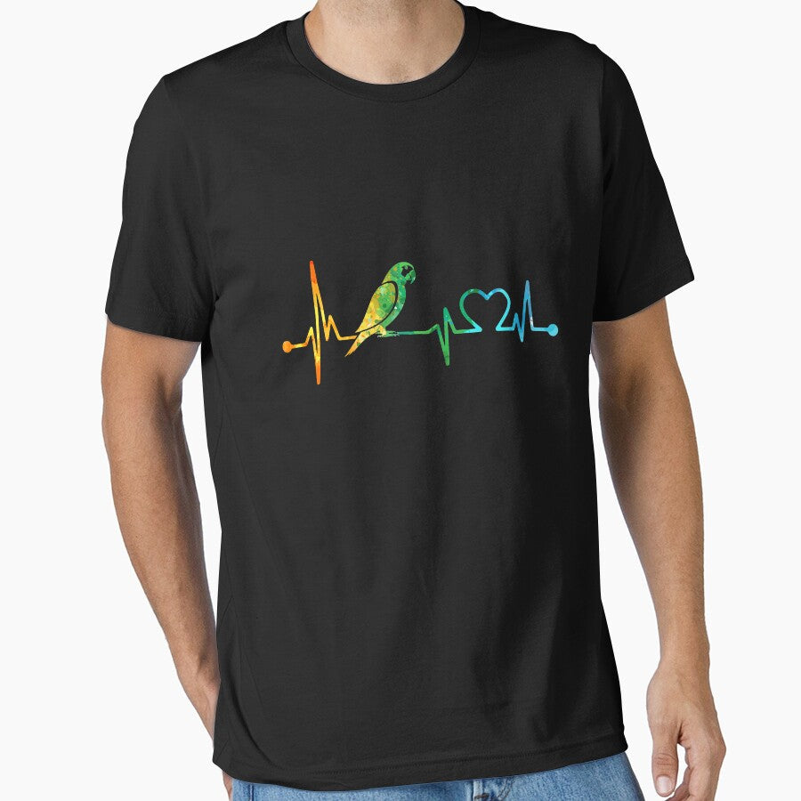 PARROT HEARTBEAT WATERCOLOR by WinghiDesign Unisex