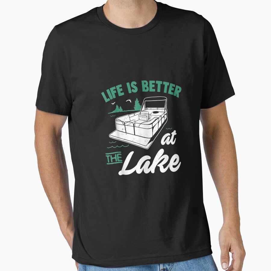Life Is Better At The Lake Pontoon Boat by JacekshiAmra