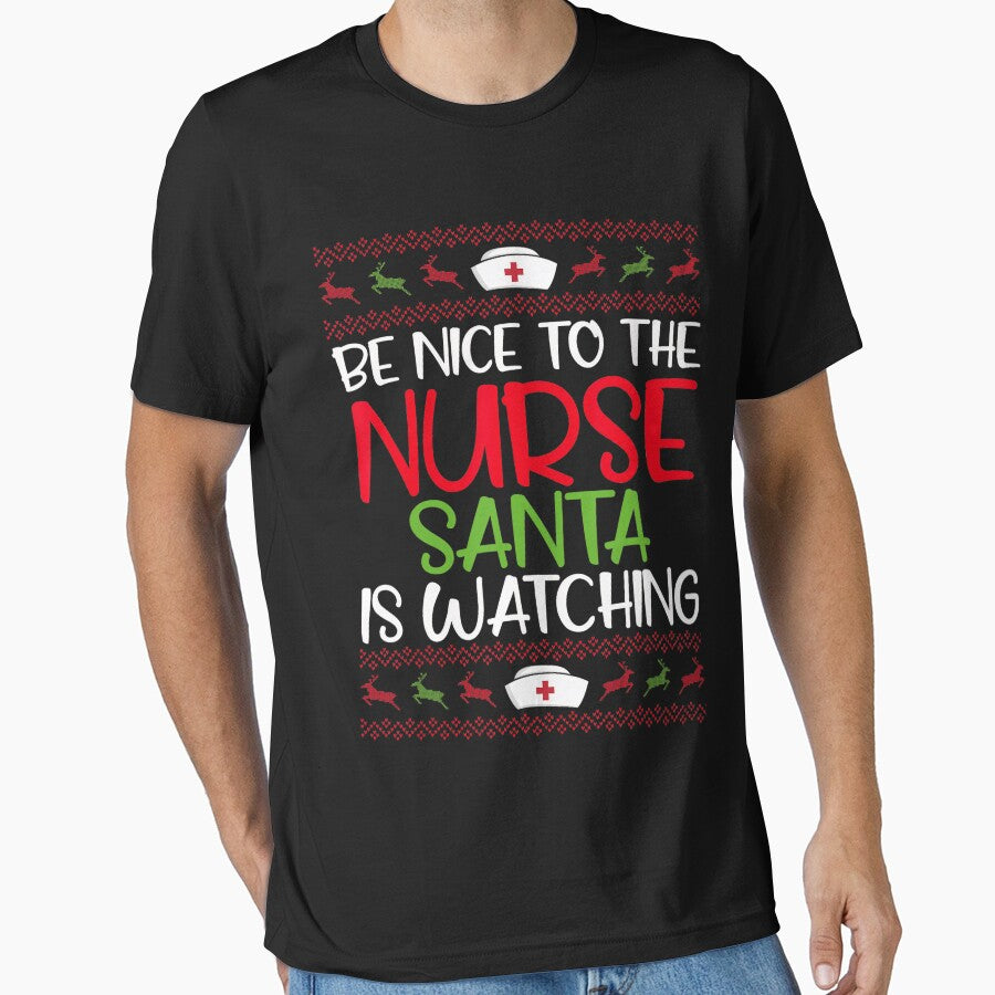 Christmas Classic Be Watching To Nurse Santa The Vintage is Nice Retro Nurse by FrankyTepper