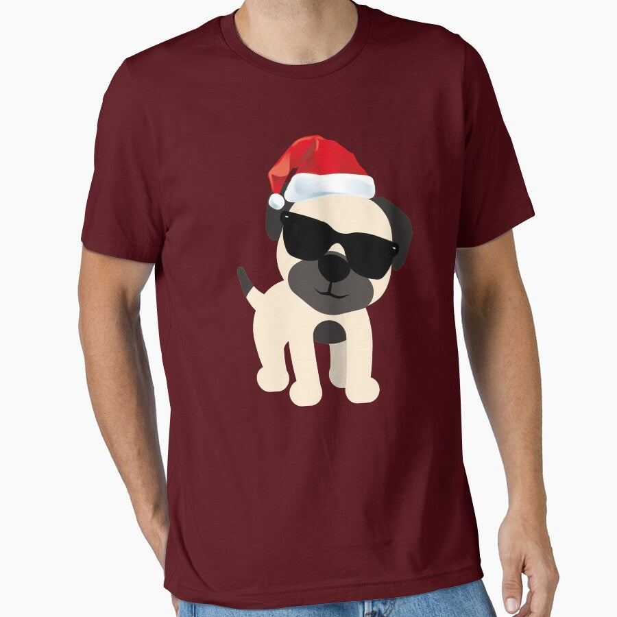 Cool dog with christmas hat on xmas by Akram96