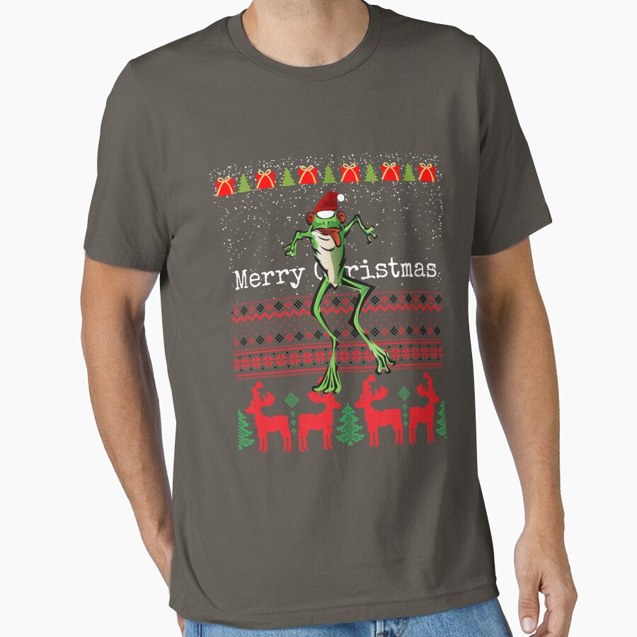Ugly frog Christmas sweater - merry christmas. by earthlingsmerch