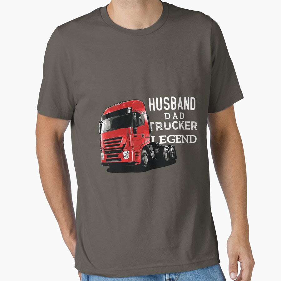 Husband Dad Trucker Legend by Es4clhoting