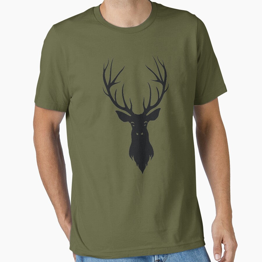 Graceful Buck Deer Silhouette by ShopWilPrints