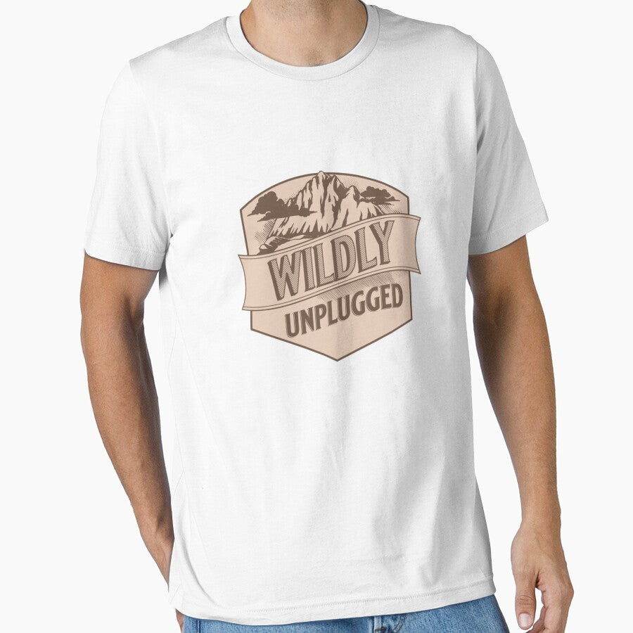Wildly Unplugged | T-Shirt, Sticker by NicolasGlowArt