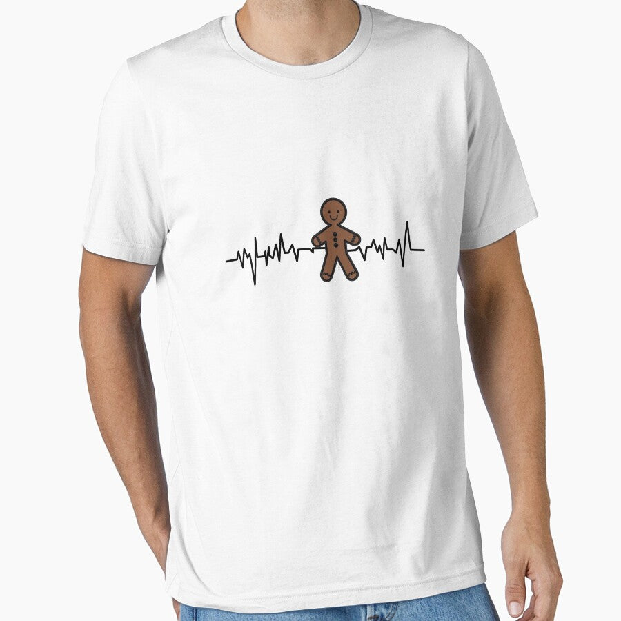 Heartbeat Gingerbread Man Christmas by Seas Wanda