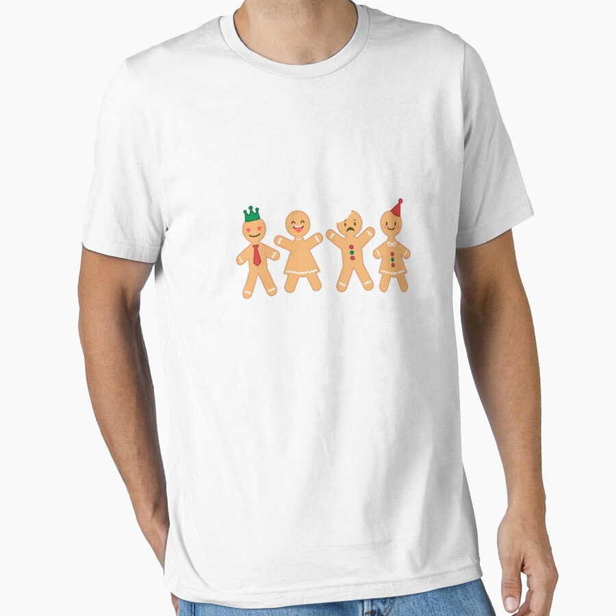 Gingerbread Man Funny Cookie Emoji by Seas Wanda