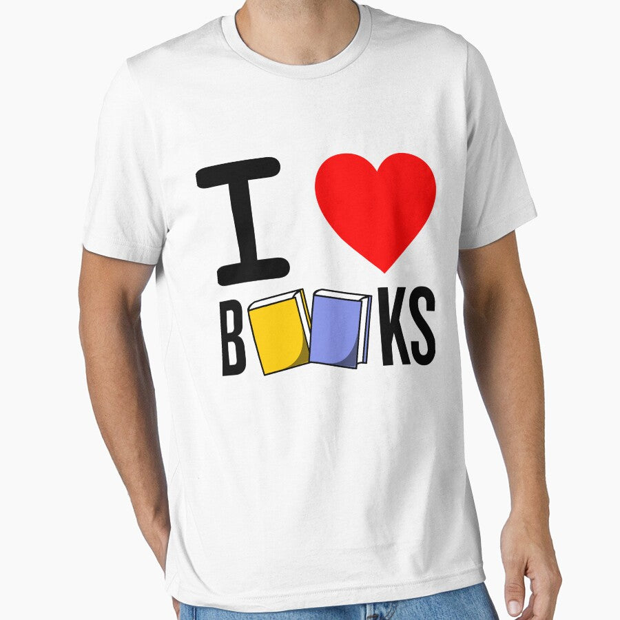 I love Books T-Shirt Funny Book Lover Shirt Gift by Anumber1