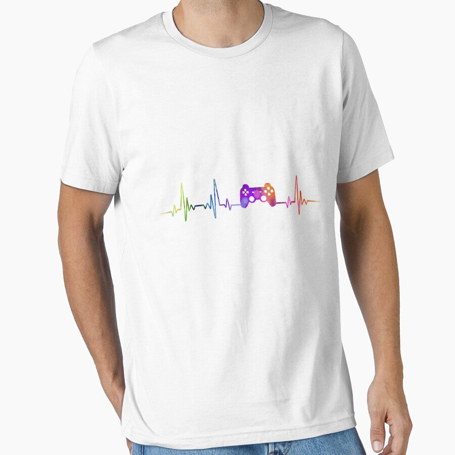 Game heartbeat watercolor, Game watercolor, Game heartbeat by loves789