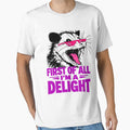Funny First Of All I'm A Delight Sarcastic Angry Opossum by gear-posters