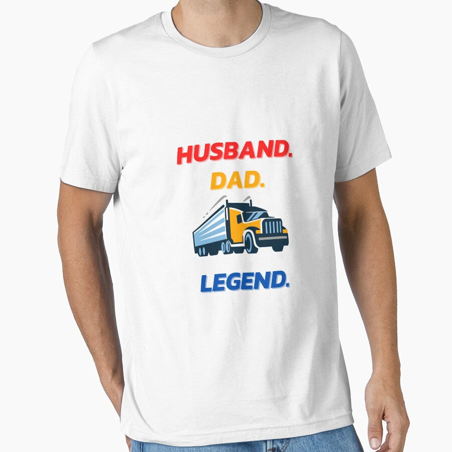 Husband dad trucker legend by Hichem Ben Boubaker