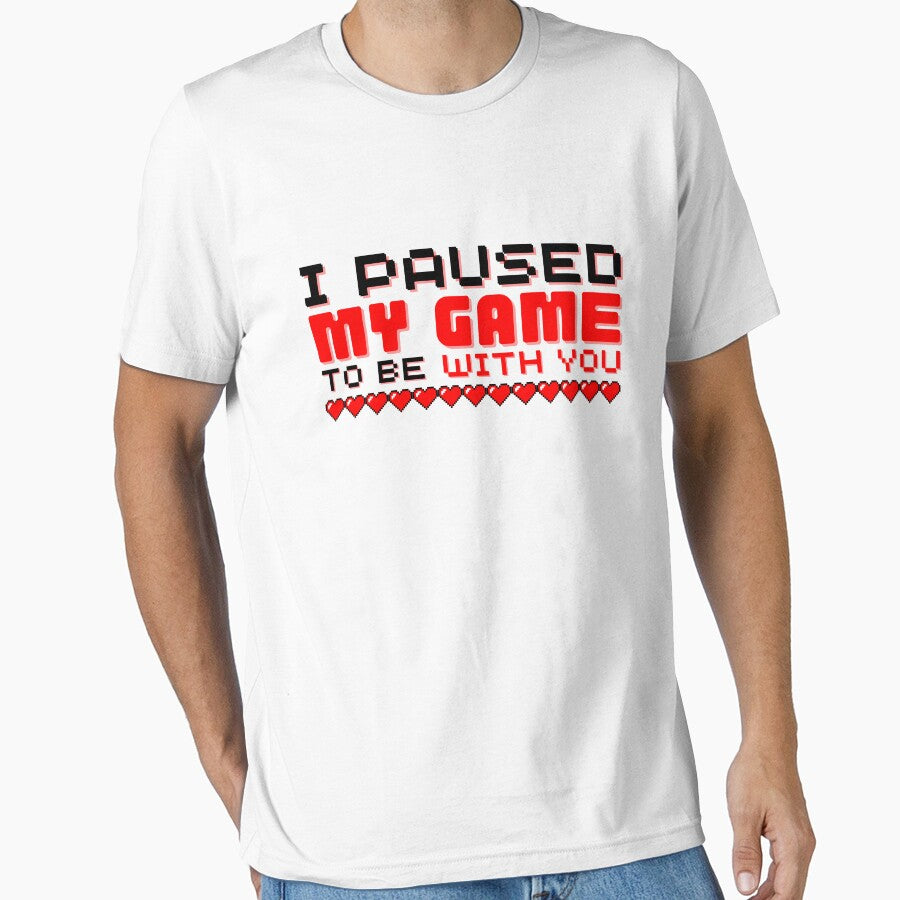 I Paused My Game To Be With You, Funny Valentine Day Gamer by Colors nature