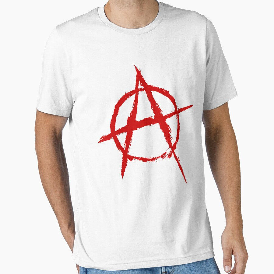 Anarchy symbol in reds by MarcelColl