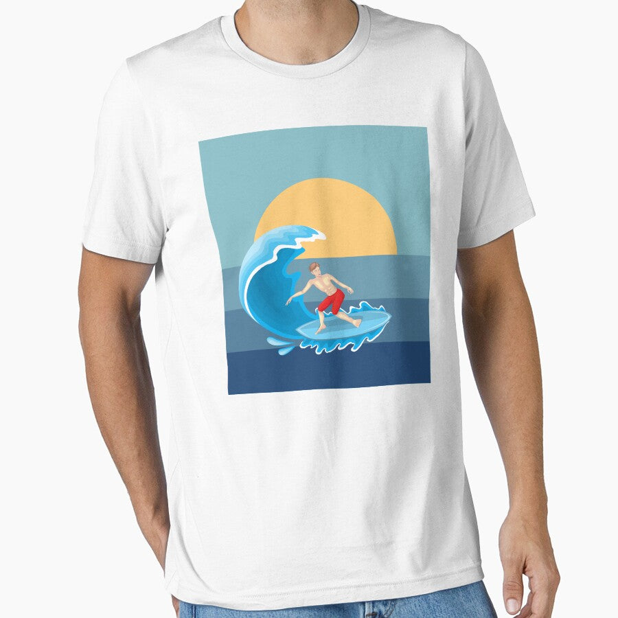 guy Surfing design , summer gift by DevDn