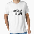Lineman For Life Power Lineman Distressed Design by RozWatts